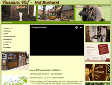 Tablet Screenshot of bussjans-hof.de